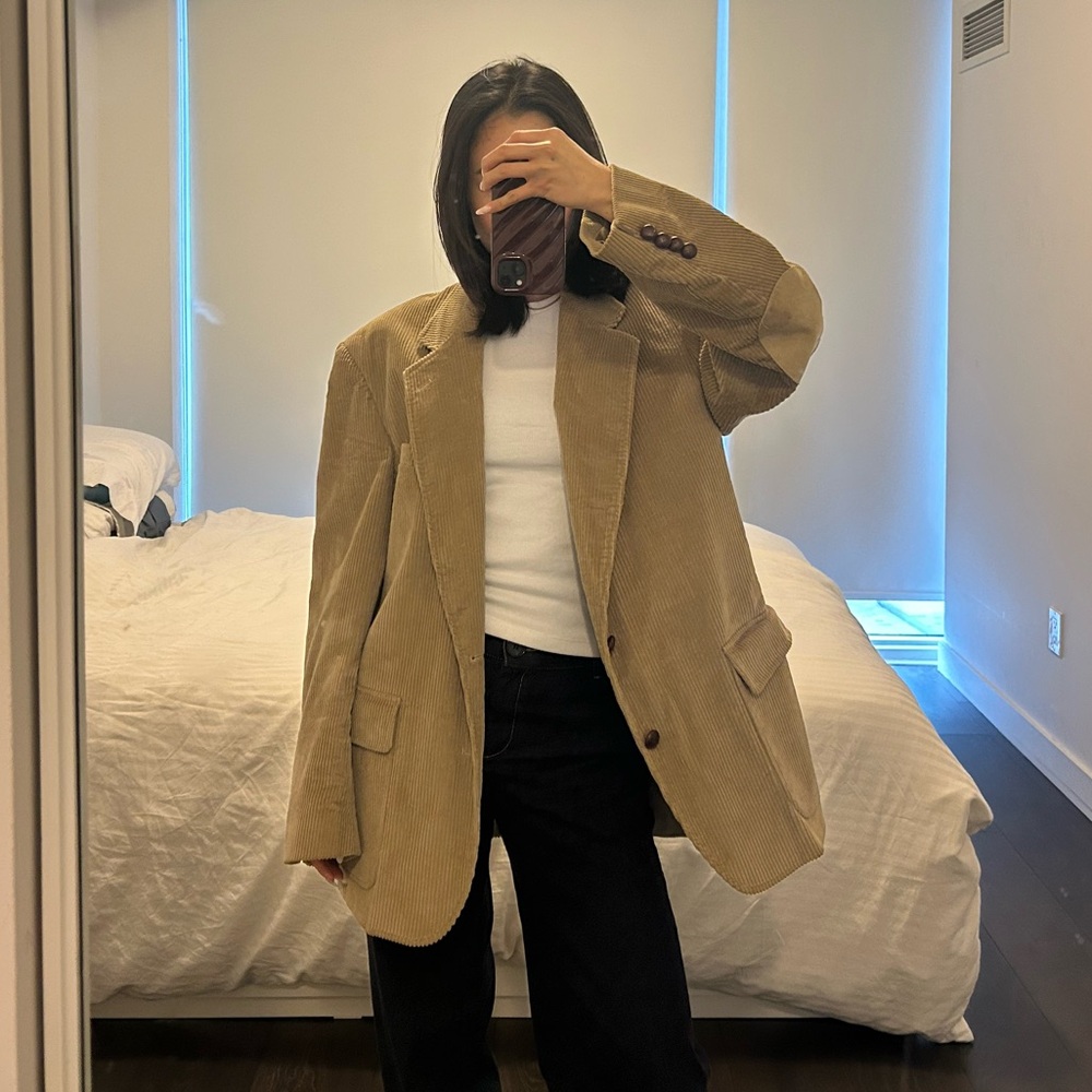 Men's Tan Corduroy Jacket
